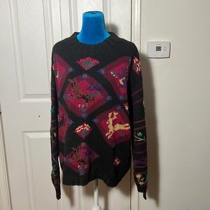 Vintage Cape Isle Knitters Chunky Knit Sweater Women’s XL